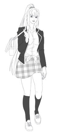 Saki Kawasaki from Oregairu, Procreate